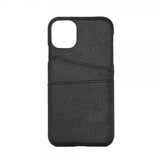 Onsala iPhone 12 Mini Skal Äkta Läder Kortfack Svart