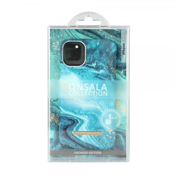 Onsala iPhone 12 Mini Skal Fashion Edition Blue Sea Marble