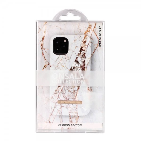 Onsala iPhone 12 Mini Skal Fashion Edition White Rhino Marble