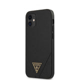 Guess iPhone 12 Mini Skal Saffiano V Stitch Svart