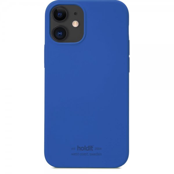 holdit iPhone 12 Mini Skal Silikon Royal Blue