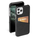 Krusell iPhone 12/iPhone 12 Pro Skal Sunne CardCover Vintage Black