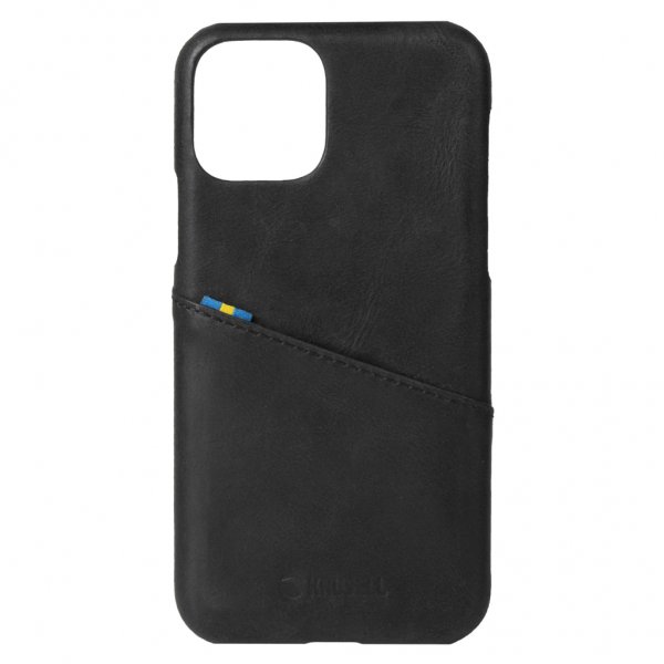 Krusell iPhone 12/iPhone 12 Pro Skal Sunne CardCover Vintage Black