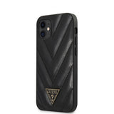 Guess iPhone 12 Mini Skal V Quilted Svart