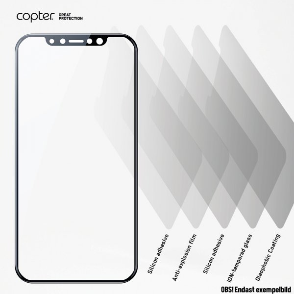 Copter iPhone 12 Mini Skärmskydd Exoglass Curved