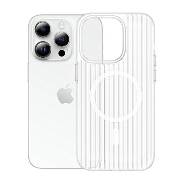 iPhone 12/iPhone 12 Pro Skal Korrugerad MagSafe Transparent