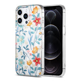 iPhone 12/iPhone 12 Pro Skal Blommönster MagSafe Kvistar