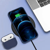 Rvelon iPhone 12/iPhone 12 Pro Skal Silikon Blå
