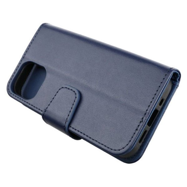 Rvelon iPhone 12/iPhone 12 Pro Fodral Utfällbart Kortfack Blå