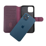 Rvelon iPhone 12/iPhone 12 Pro Fodral Magnetiskt Avtagbart Skal Lila