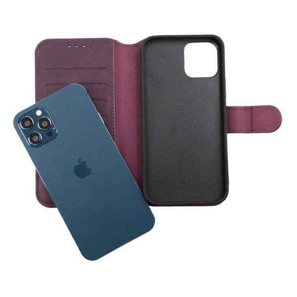Rvelon iPhone 12/iPhone 12 Pro Fodral Magnetiskt Avtagbart Skal Lila