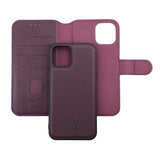 Rvelon iPhone 12/iPhone 12 Pro Fodral Magnetiskt Avtagbart Skal Lila