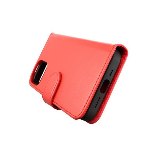 Rvelon iPhone 12/iPhone 12 Pro Fodral Magnetiskt Avtagbart Skal Röd