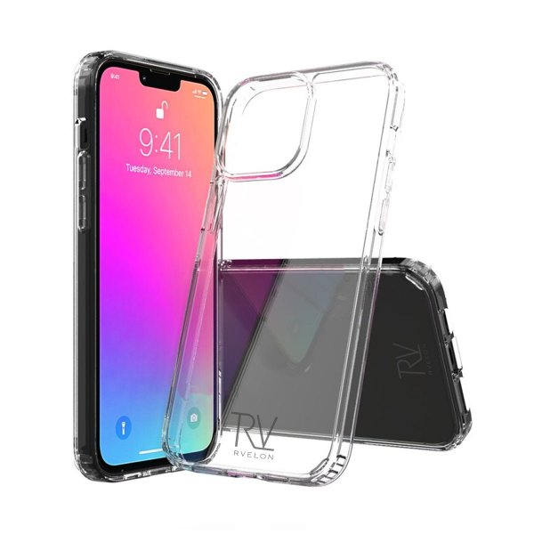 Rvelon iPhone 12/iPhone 12 Pro Skal TPU Transparent