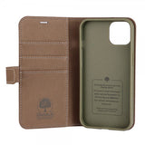 Onsala iPhone 13 Fodral ECO Wallet Brun