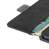 Krusell iPhone 13 Fodral Leather PhoneWallet Svart