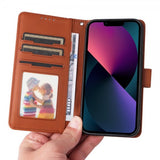 Betopnice iPhone 13 Fodral med Löstagbart Skal 005 Brun