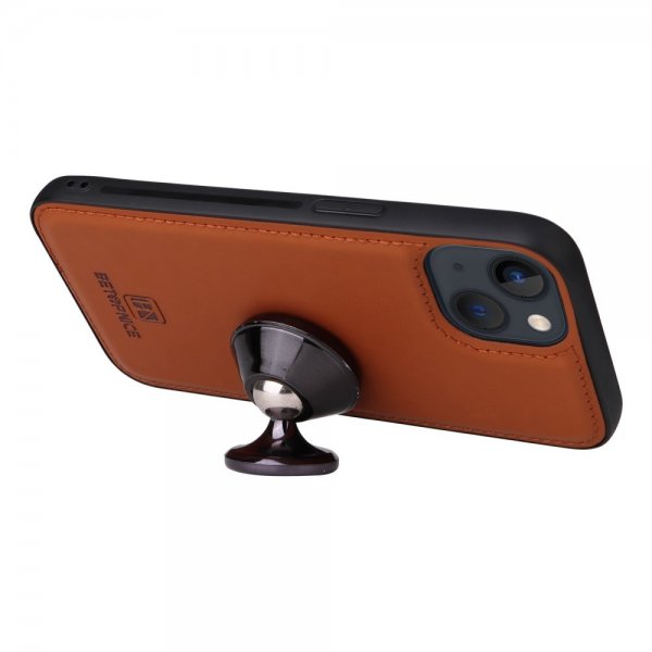 Betopnice iPhone 13 Fodral med Löstagbart Skal 005 Brun
