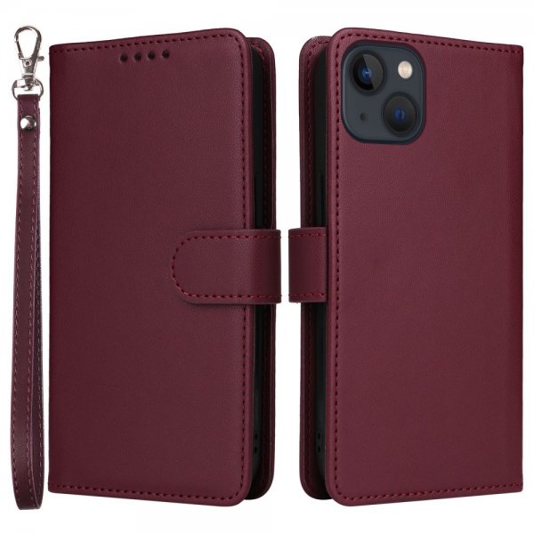 Betopnice iPhone 13 Fodral med Löstagbart Skal 005 Röd