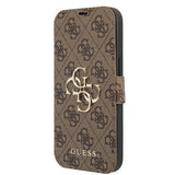 Guess iPhone 13 Fodral Metal Logo Brun