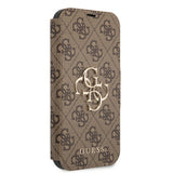 Guess iPhone 13 Fodral Metal Logo Brun