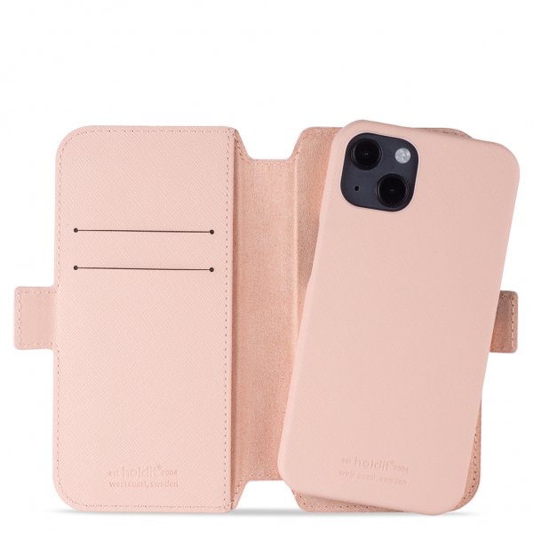 holdit iPhone 13 Fodral Wallet Case Magnet Stockholm Rosa