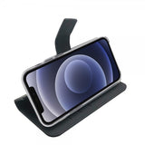 Celly iPhone 13 Fodral Wally Wallet Case Svart