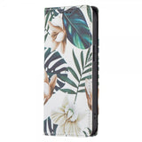 iPhone 13 Pro Fodral Flip Motiv Blad och Blommor