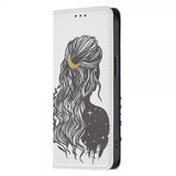 iPhone 13 Pro Fodral Flip Motiv Kvinna