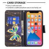 iPhone 13 Pro Fodral Motiv Glitterfjärilar