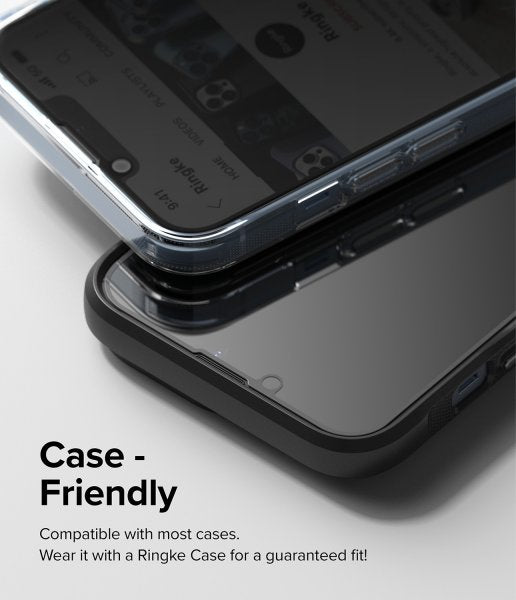 Ringke iPhone 13/iPhone 13 Pro/iPhone 14 Skärmskydd Privacy Glass