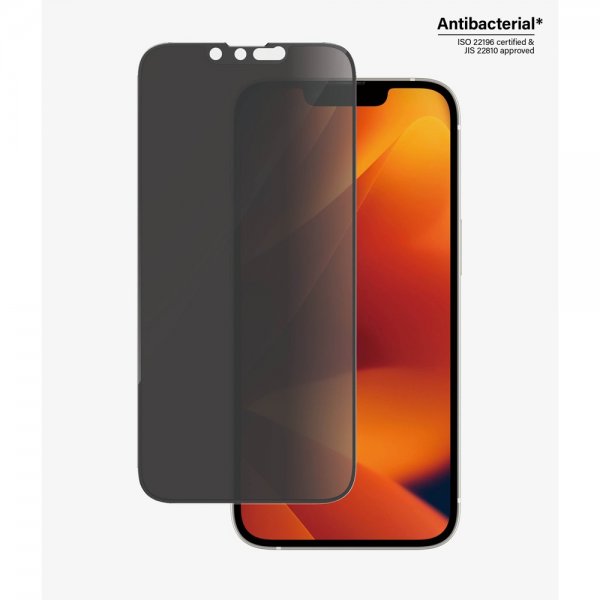 PanzerGlass iPhone 13/iPhone 13 Pro/iPhone 14 Skärmskydd Ultra-Wide Fit Privacy EasyAligner