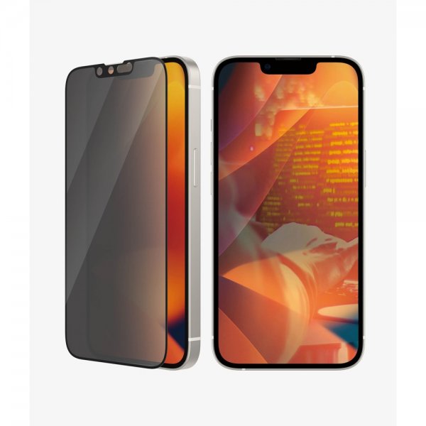 PanzerGlass iPhone 13/iPhone 13 Pro/iPhone 14 Skärmskydd Ultra-Wide Fit Privacy EasyAligner