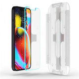 Spigen iPhone 13/13 Pro/14/16e/17e Skärmskydd GLAS.tR EZ Fit 2-pack