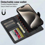 Nordic Covers iPhone 13/iPhone 14 Fodral med avtagbart MagSafe-skal Raven Black