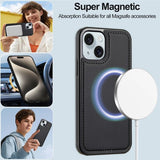 Nordic Covers iPhone 13/iPhone 14 Fodral med avtagbart MagSafe-skal Raven Black
