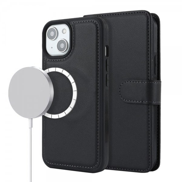 iPhone 13/iPhone 14 Fodral med Löstagbart Skal MagSafe Svart