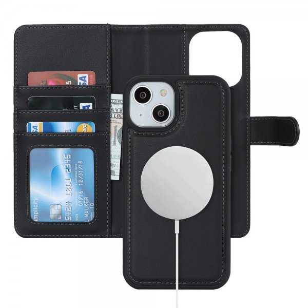iPhone 13/iPhone 14 Fodral med Löstagbart Skal MagSafe Svart