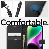 Spigen iPhone 13/iPhone 14 Fodral Wallet S Svart