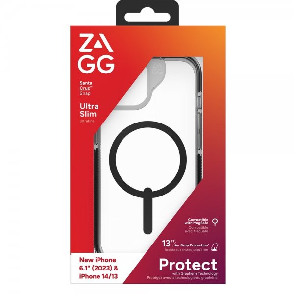 ZAGG iPhone 13/iPhone 14/iPhone 15 Skal Santa Cruz Snap Svart