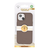 Onsala iPhone 13/iPhone 14/iPhone 15 Skal Silikonkänsla Chocolate
