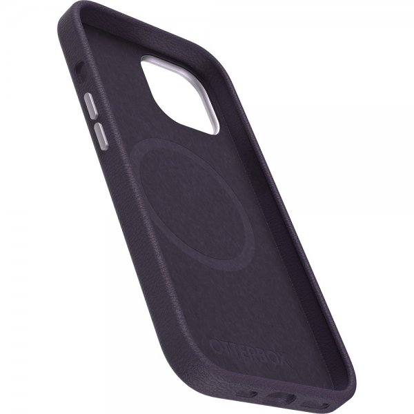 Otterbox iPhone 13/14/15 Skal Symmetry Cactus Leather MagSafe Plum Luxe