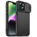 iPhone 13/iPhone 14 Skal Camera Slide Svart