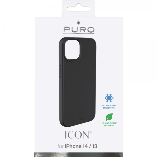 Puro iPhone 13/iPhone 14 Skal Icon Svart