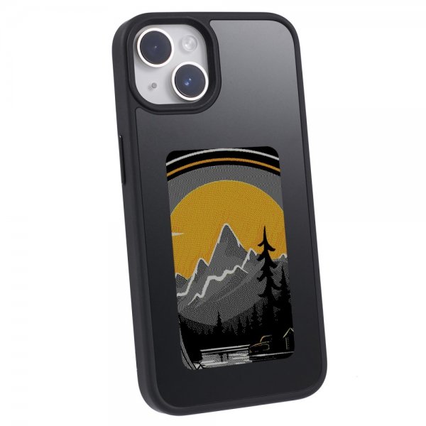 iPhone 13/iPhone 14 Skal med Inbyggd Display E Ink Case Svart
