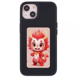 iPhone 13/iPhone 14 Skal med Inbyggd Display E Ink Case Svart