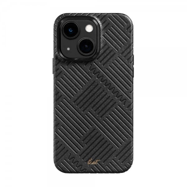 LAUT iPhone 13/iPhone 14 Skal Motif MagSafe Black Lines