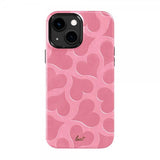 LAUT iPhone 13/iPhone 14 Skal Motif MagSafe Pink Hearts
