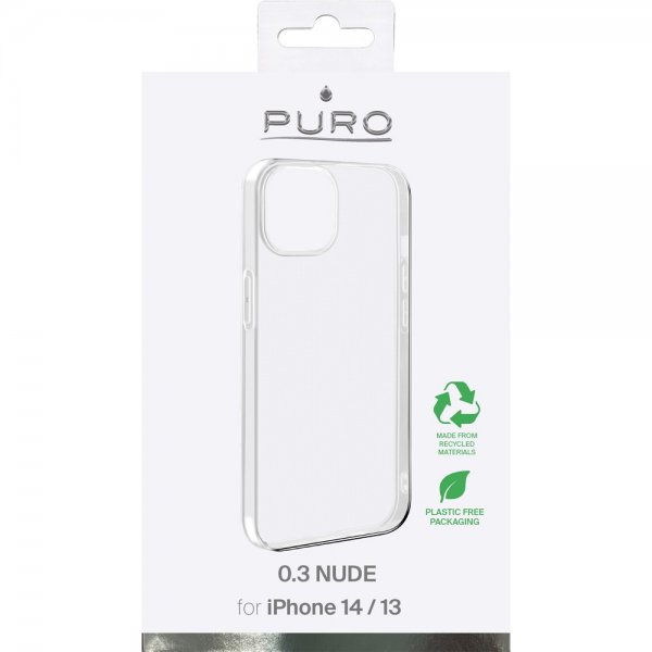 Puro iPhone 13/iPhone 14 Skal Nude Transparent
