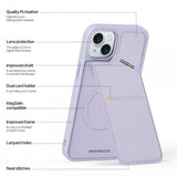 Dux Ducis iPhone 13/iPhone 14 Skal Rafi II Series MagSafe Lila